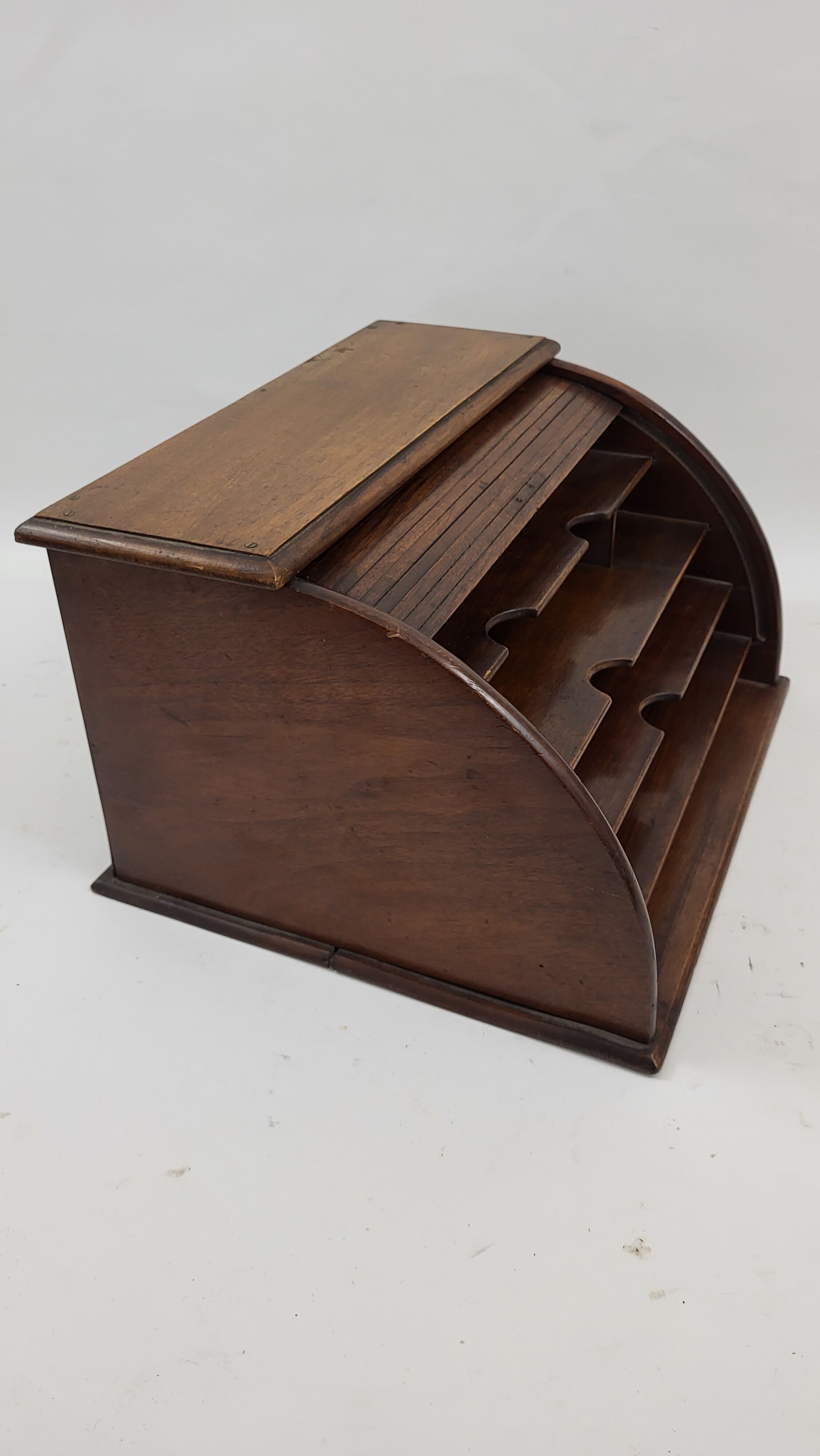 Wooden roller mail sorter binder