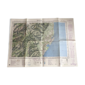 Map Bastellica Corsica 1968