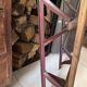Vintage wooden American sled
