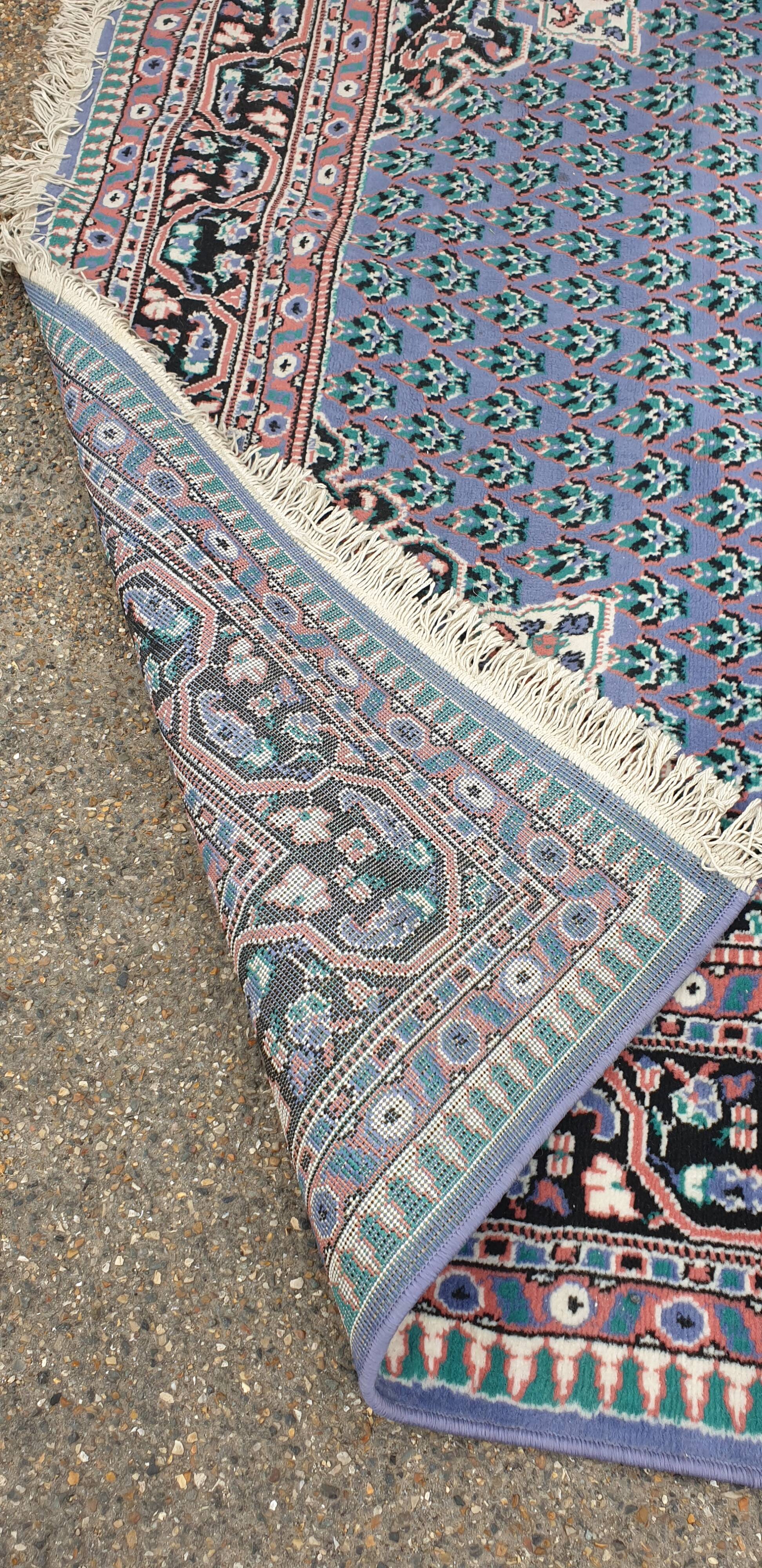 Oriental carpet wool