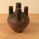 Vase with 5 ceramic necks 50s blue