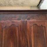 Wardrobe Louis XV Poitou from XIXth in walnut