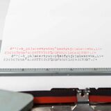 Revised Luxor 1980 typewriter