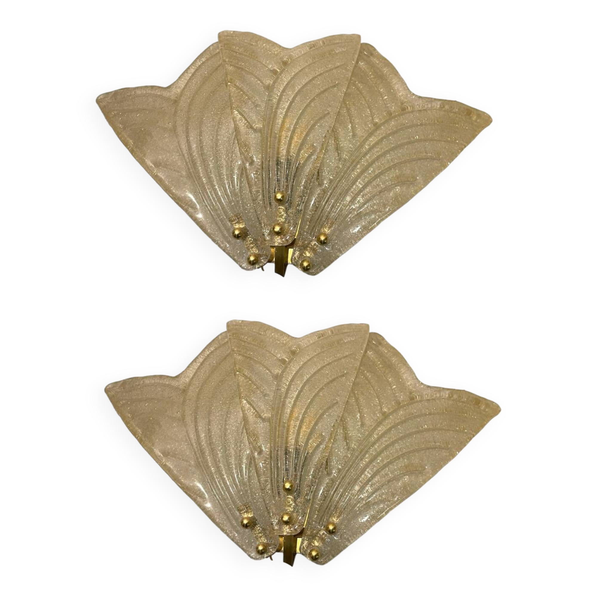 Appliques en Verre de Murano Lot de 2