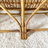 Vintage rattan sofa