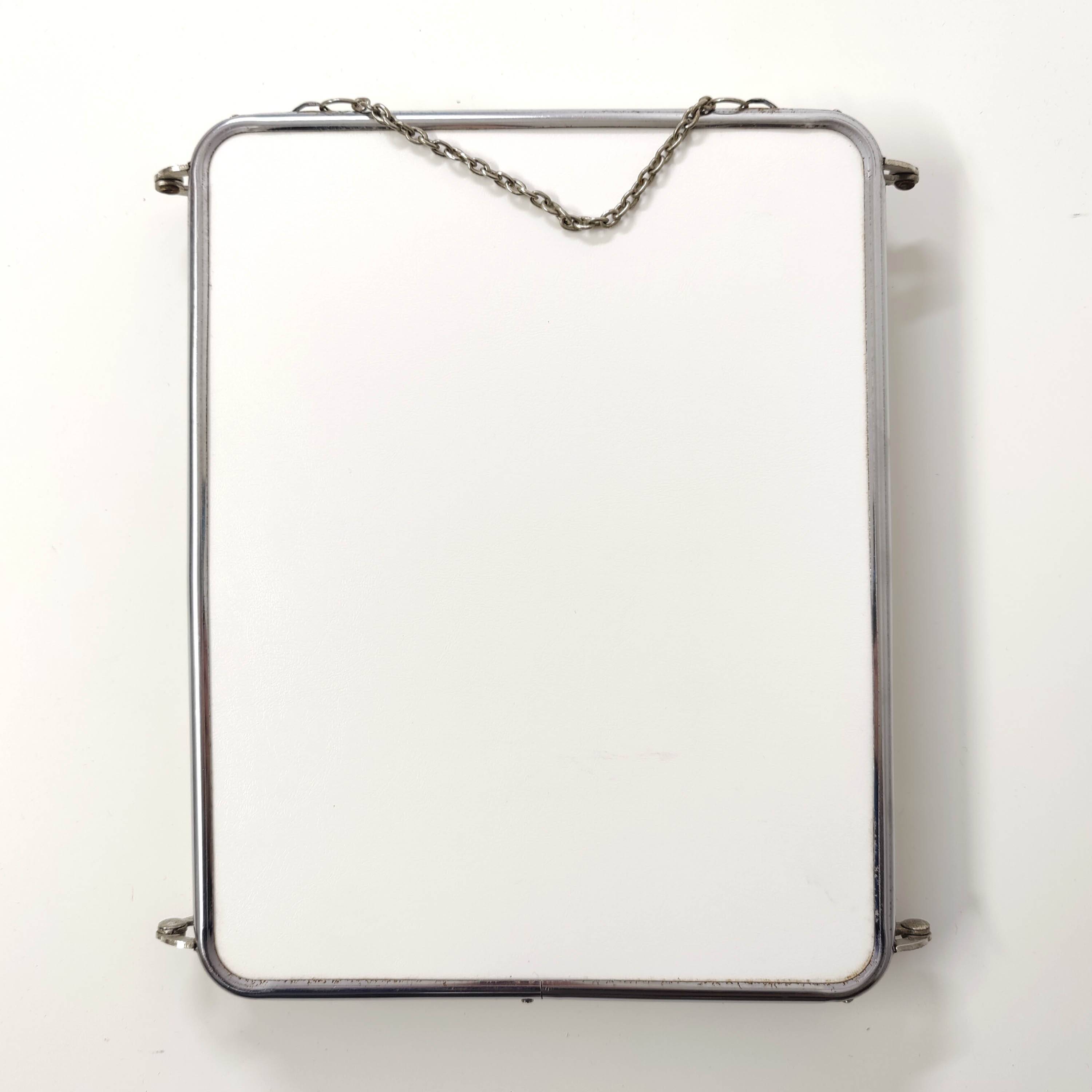 Triptych barber mirror 70x28cm