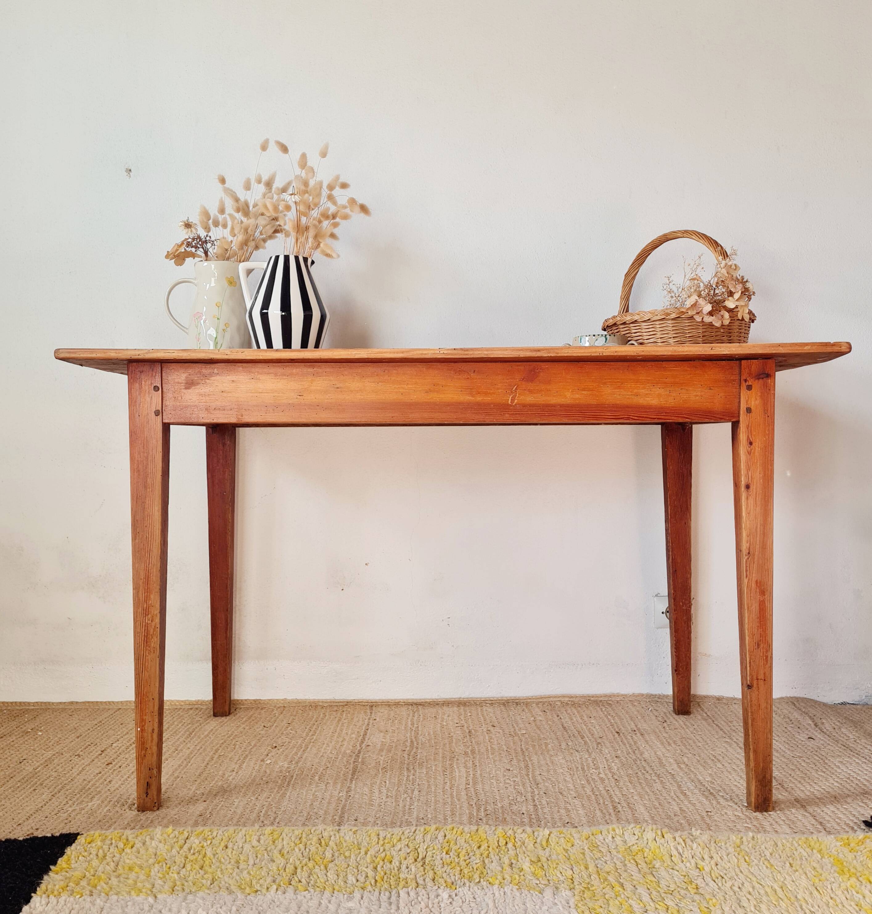 Antique farmhouse table L