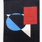 Art Deco rug made in France in 1960, in very good condition