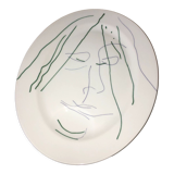 Flat face in Pocelaine from Limoges