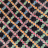 Tapis berbere damier noir 120*210cm