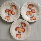 Sarreguemines Cavaillon fruit plates