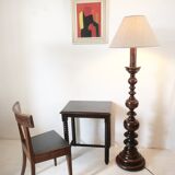 Wooden table legs in coils