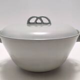 Vintage Sage Green Earthenware Serving Centerpiece by G. Andlovitz for Laveno