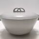Vintage Sage Green Earthenware Serving Centerpiece by G. Andlovitz for Laveno