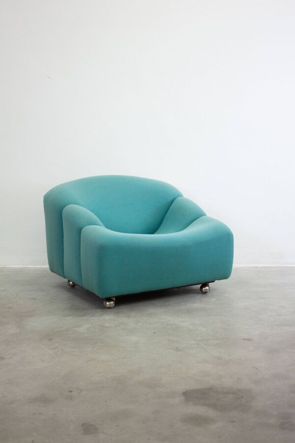 Chaise longue Artifort ABCD par Pierre Paulin (Sarcelle)