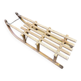 luge traineau ancien alsace Décoration Noel DAVOS 1950