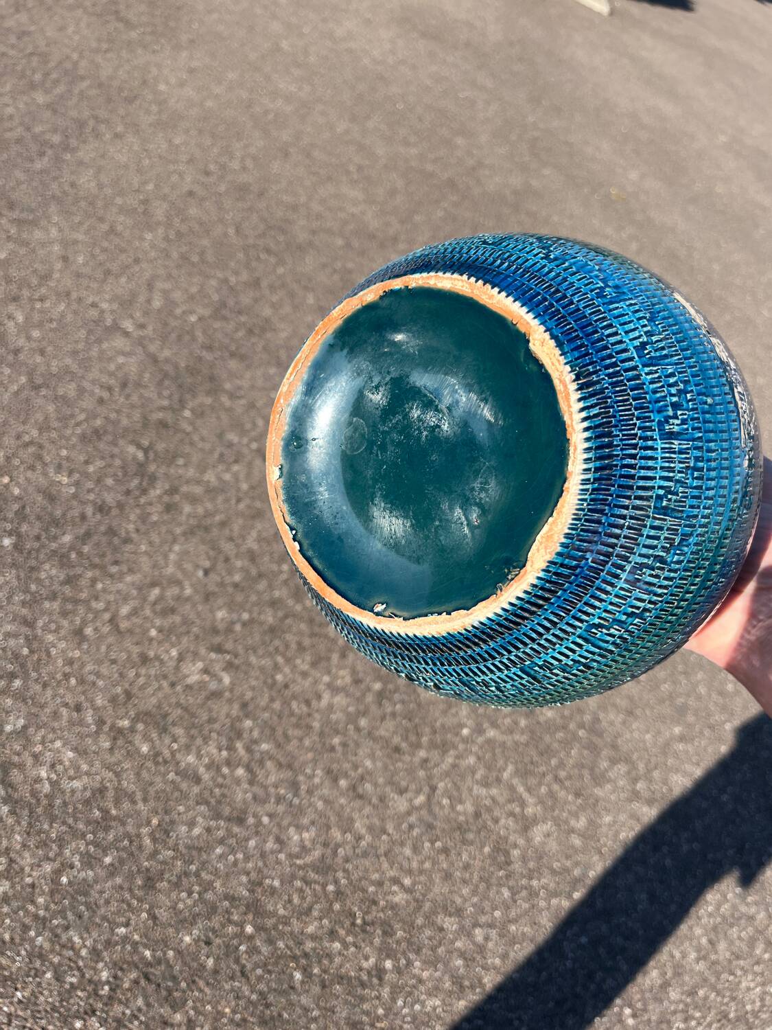 Large Aldo Londi Bitossi vintage ceramic vase