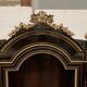 Napoleon III ceremonial showcase in black wood and gilded chiseled bronze XIX century
