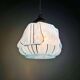 Art Deco pendant light in speckled blue glass, 1920s-30s