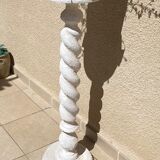 Bleached column with mirror top