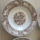 Assiettes verre opale