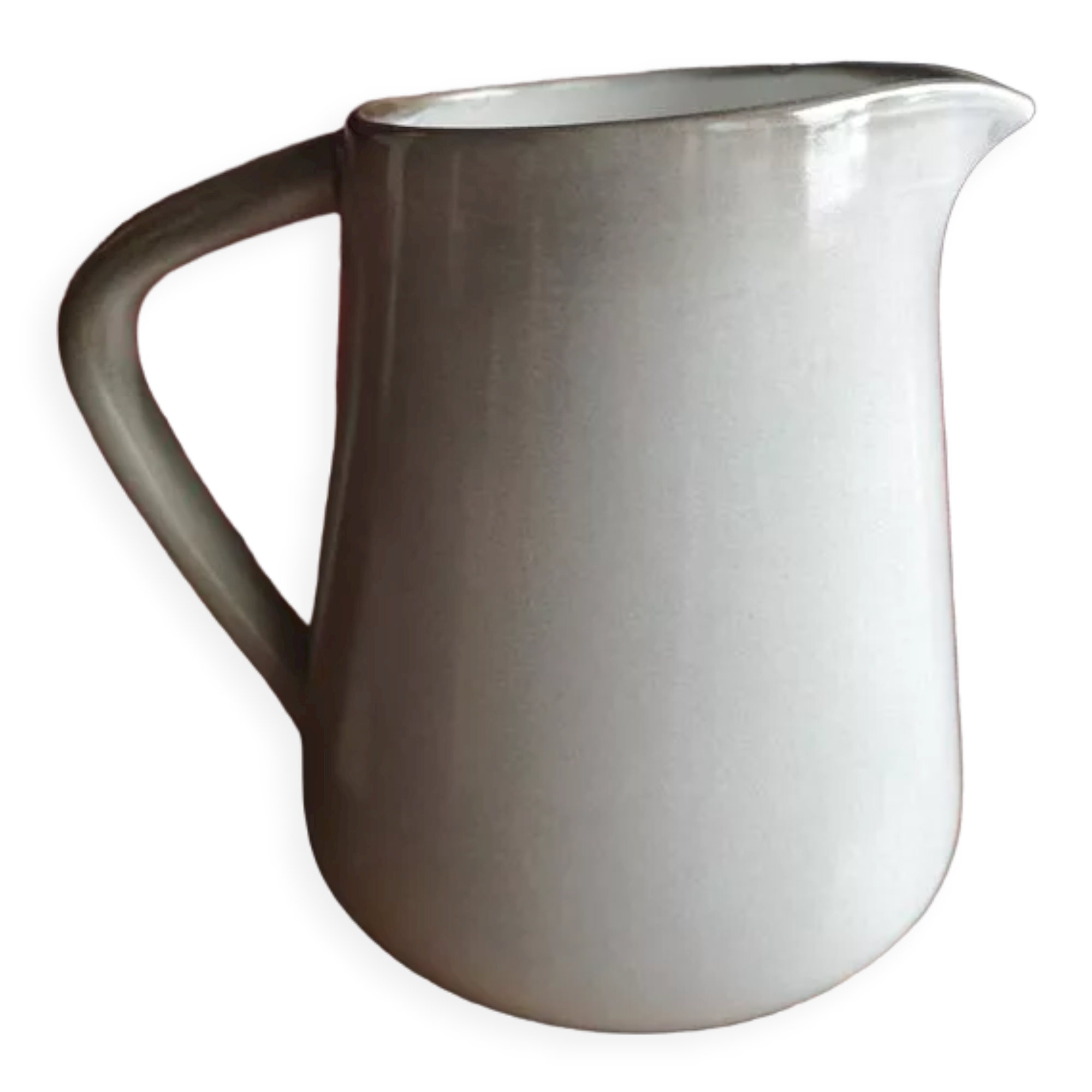 Glazed ceramic pitcher - Salins - 1960s