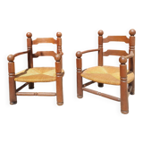 Fauteuils brutalistes