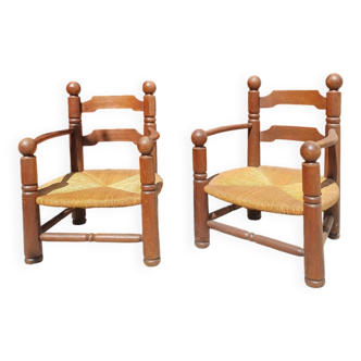 Fauteuils brutalistes