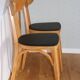 2 chaises Jurasiège hêtre clair skaï noir
