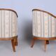 Ensemble de sièges en bouleau Biedermeier restauré, polonais ravivé, Vienne, Autriche, années 1830
