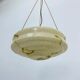 Art deco glass hanging lamp, 1950s
