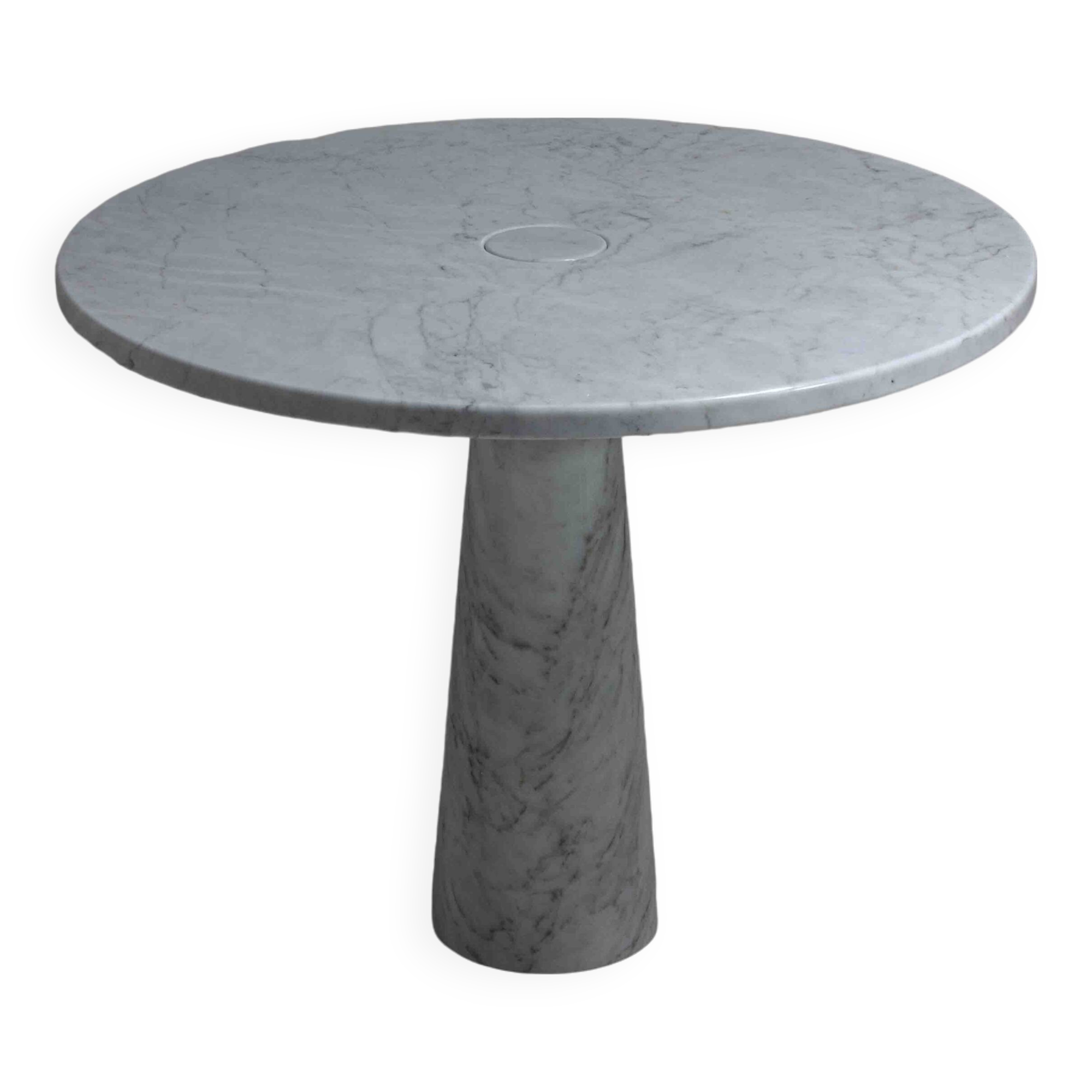 Round marble 'Eros' table by Angelo Mangiarotti for Skipper