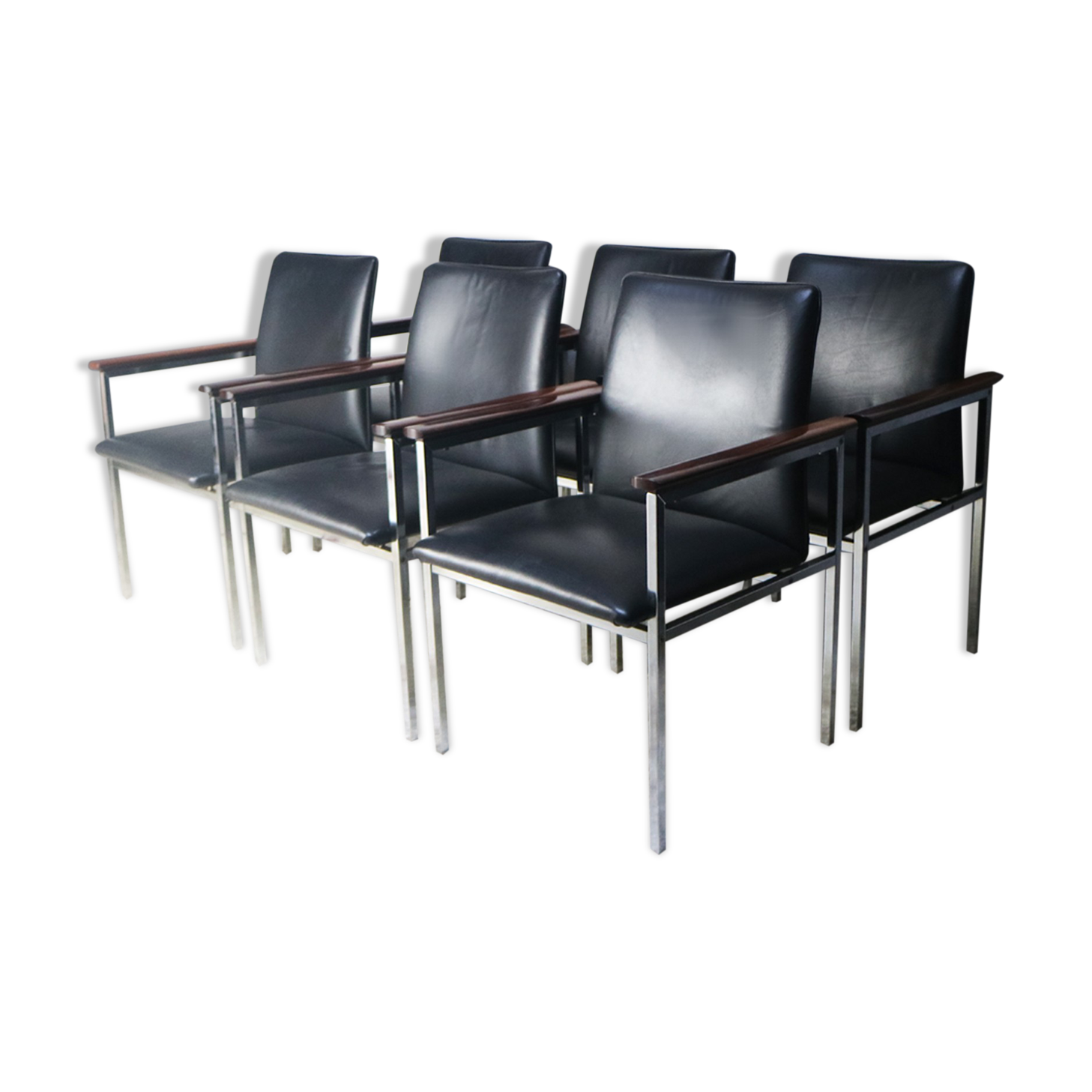 Danish armchairs by Sigvard Bernadotte for France & Søn 1960