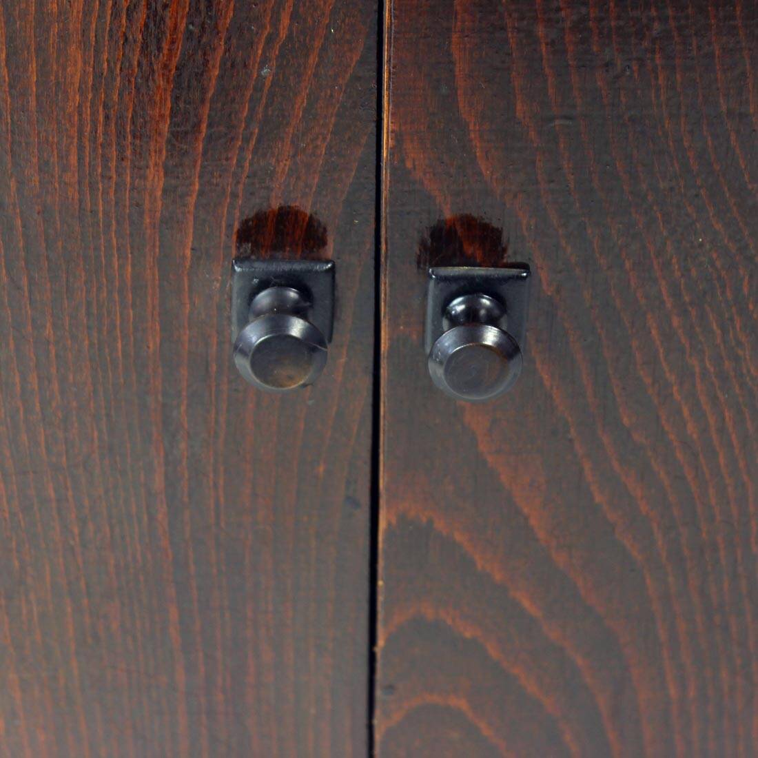 Enfilade des années 1950 avec plateau coulissant en contreplaqué courbé, Tchécoslovaquie