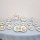 Coffee service set, white porcelain with gilding, KPM, Germany, 19th centur