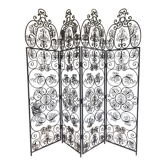 Moorish screen in andalusian arabic forge iron