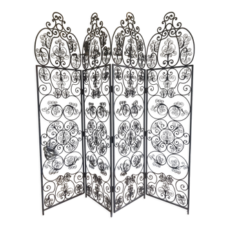 Moorish screen in andalusian arabic forge iron