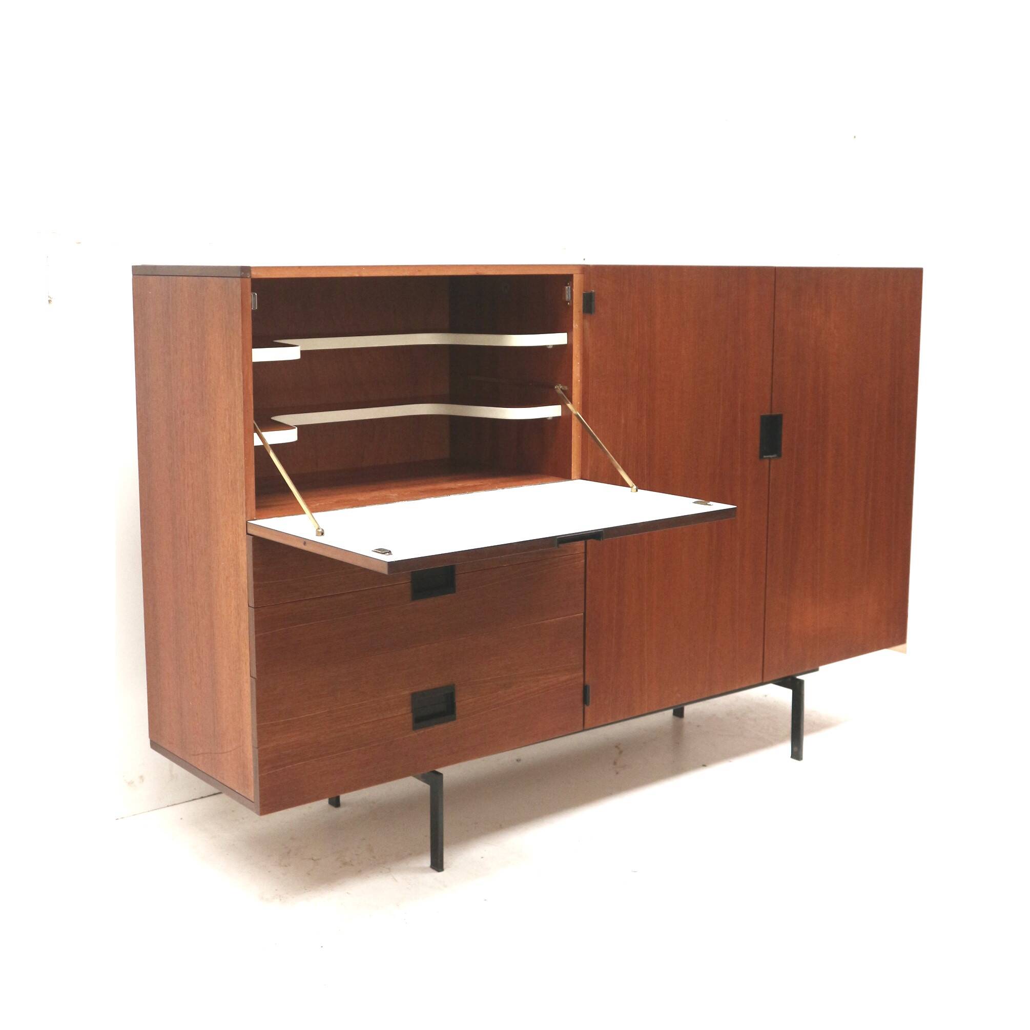 Vintage sideboard / wall unit Model CU09 from the Japanese Series by Cees Braakman from Pastoe from