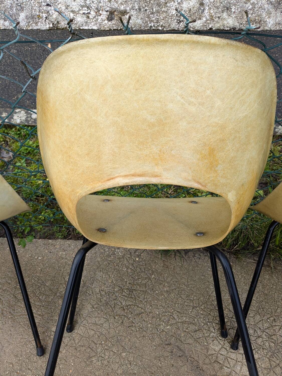 Lot de 6 chaises pierre guariche