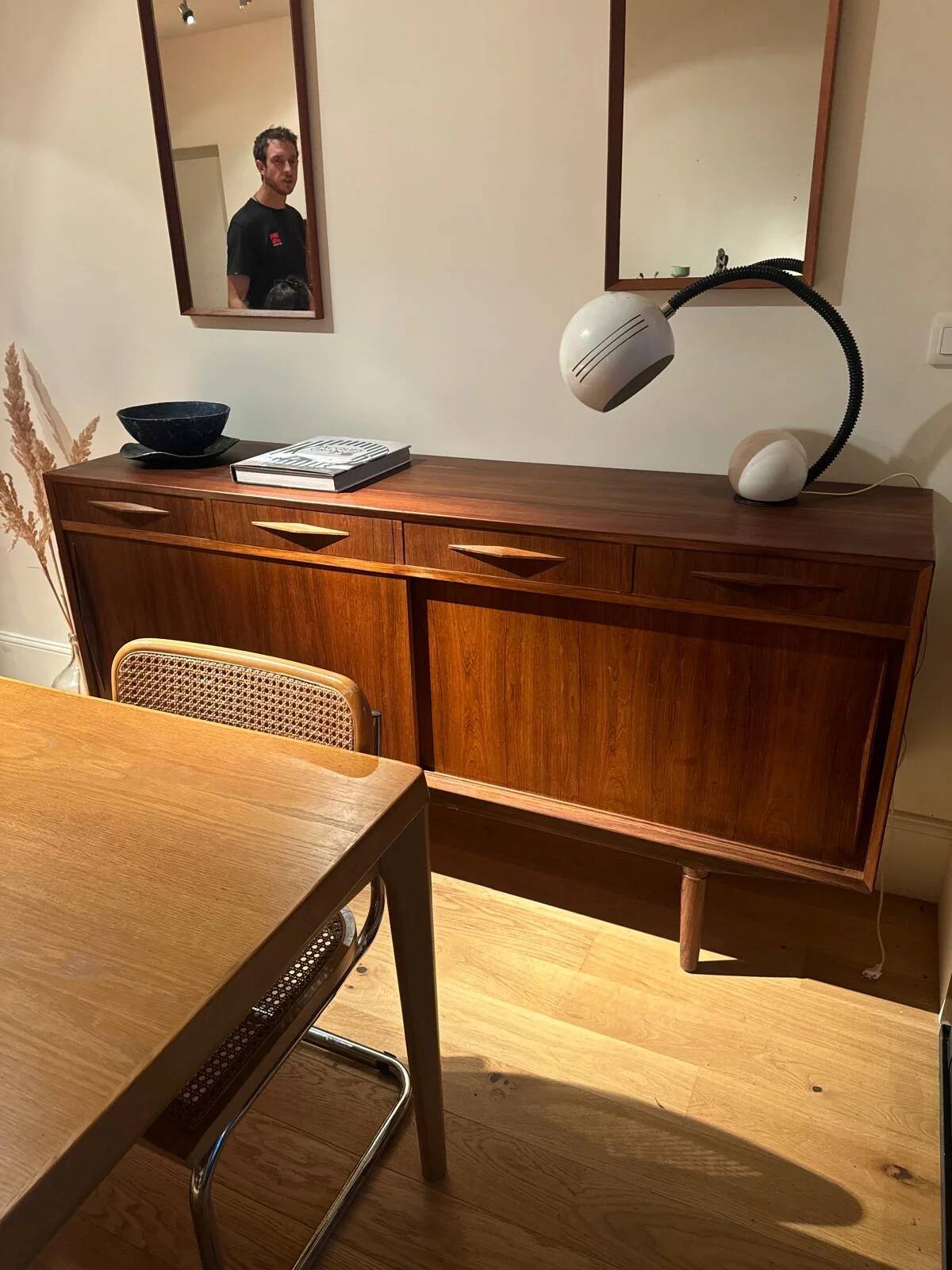 Scandinavian enfilade "Einar" in rosewood