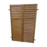 Pair of metal shutters