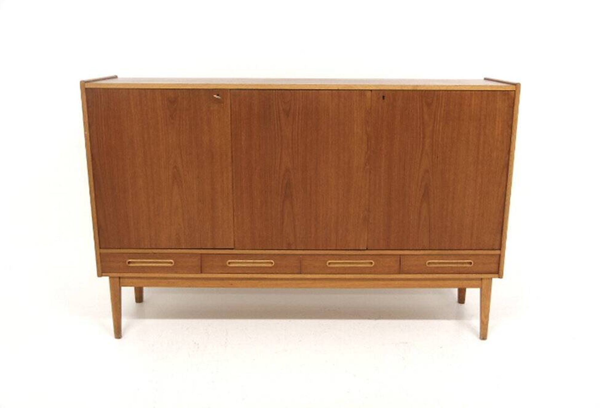 Scandinavian teak and oak sideboard, Sweden, 1950