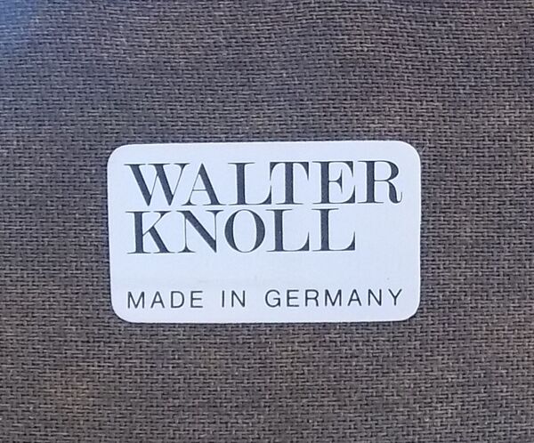 fauteuil En cuir noir Walter Knoll Fk 711 Par Preben Fabricius & Jorgen Kastholm