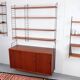 Nisse String shelf in teak, retro vintage style from the 60s-70s.