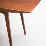 Extendable dining table by Louis Van Teeffelen for Wébé, Dutch design, 60’s