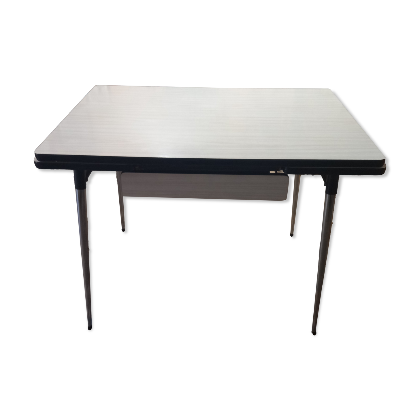 White formica table