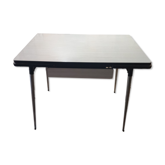 White formica table