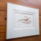 Watercolor signed Romey