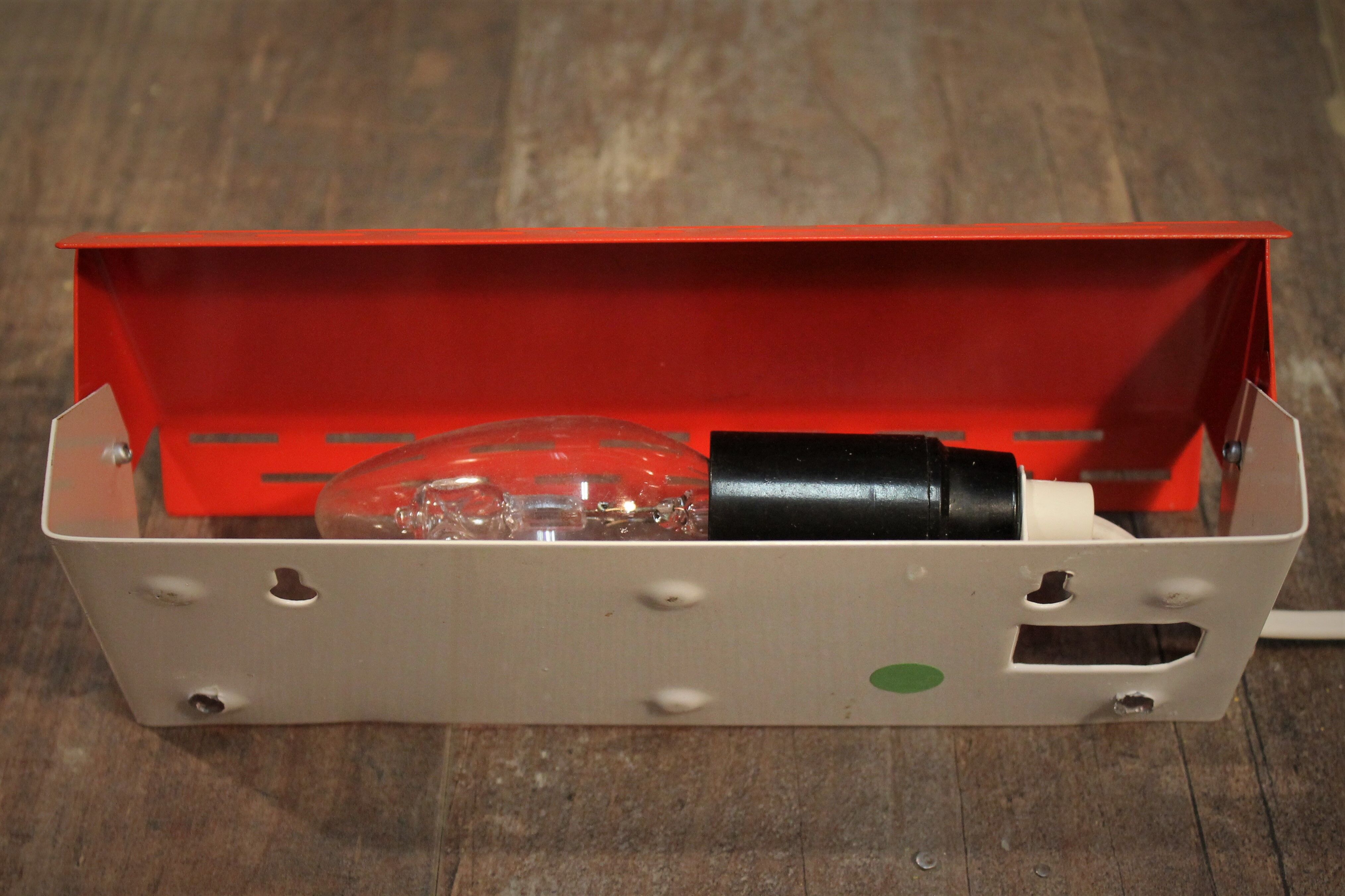 Wall lamps G & G perforated metal 80s