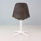 Charles & Ray Eames Set of 4 Off Black"La Fonda" Chairs for Herman Miller, 1960